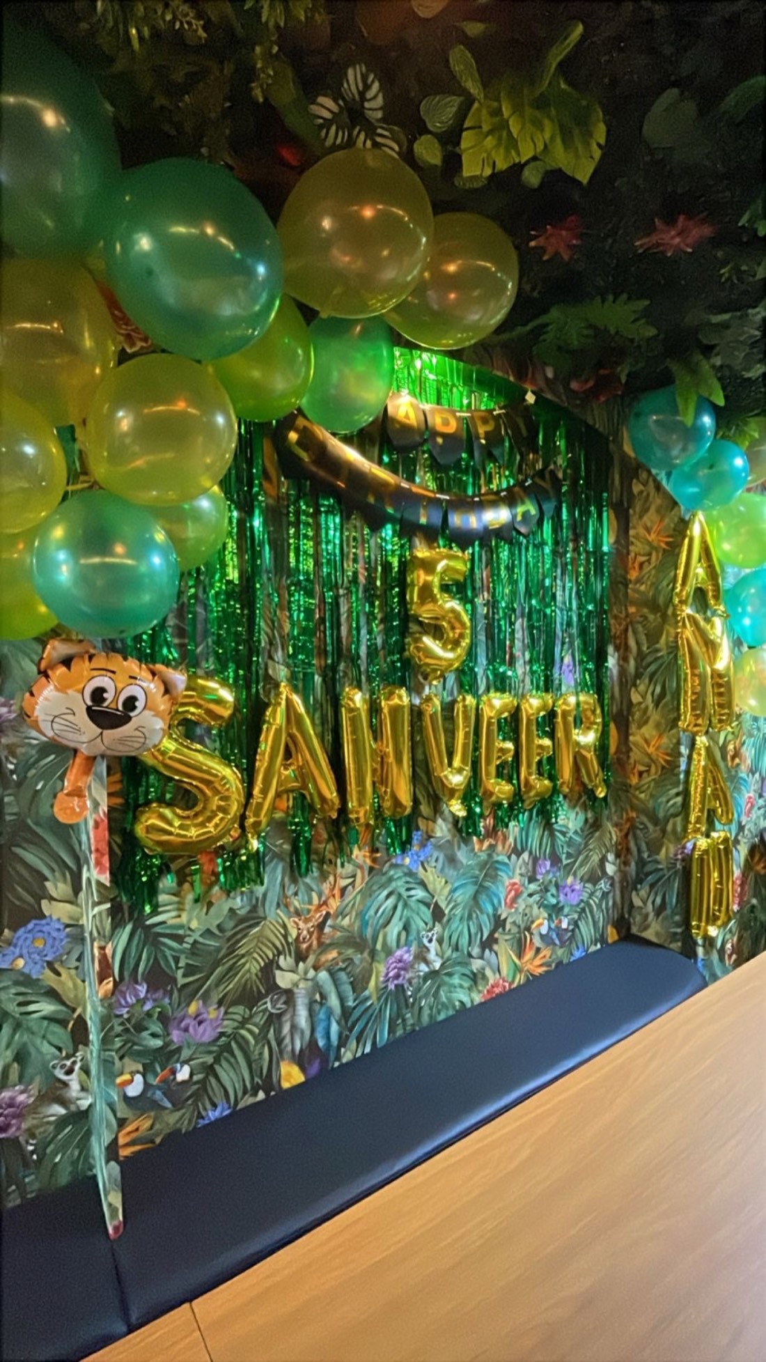 Themed kids birthday party decoration and celebration space at Wild Wonders in Mulund West